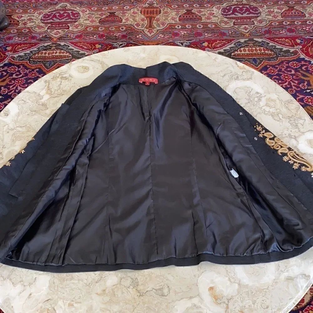 OCHI Vancouver Modern Classic Embroidered Cocktail Jacket - Picture 14 of 16